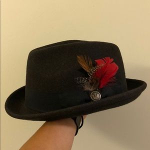 Goorin bros dark brown wool fedora